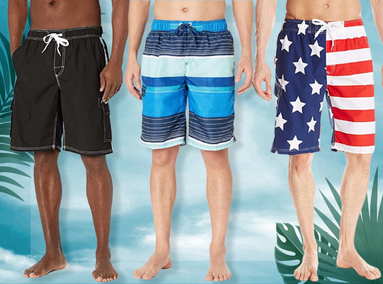 Choose Size /& Color Kanu Surf Men/'s Barracuda Swim Trunks